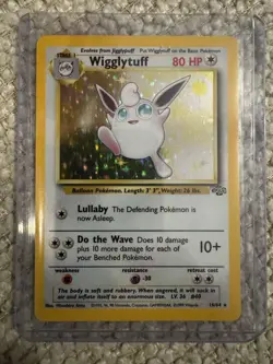 1999 Pokemon Jungle 16/64 Holo Rare Wigglytuff 80 HP - Image 1