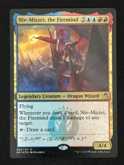 1x MTG Niv-Mizzet, the Firemind (Foil) - Guilds of Ravnica: Guild Kits (GK1) #26 - Image 1