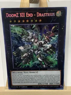 Yu-Gi-Oh! TCG DoomZ XII END - Drastrius 1st Edition Secret Rares NM MP25 - Image 3