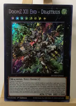 Yu-Gi-Oh! TCG DoomZ XII END - Drastrius 1st Edition Secret Rares NM MP25 - Image 4