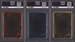 Yu-Gi-Oh 2003 Egyptian God Cards Slifer Obelisk Ra GBI Promo PSA 9 10 10 Lot - Image 2