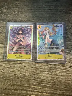 One Piece Eb03 Lot, Heroines Edition. Nami (EB03-053)/Nico Robin (EB03-055) - Image 1