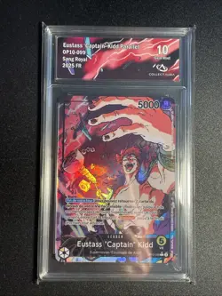 One Piece FR Op10 #099 Eustass Captain Kid Leader Alternate Art Collect Aura 10 - Image 1