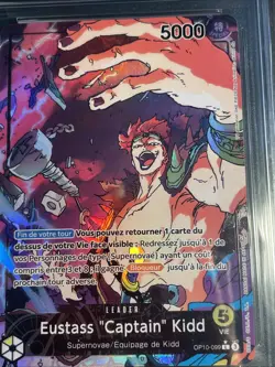 One Piece FR Op10 #099 Eustass Captain Kid Leader Alternate Art Collect Aura 10 - Image 2