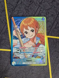 One Piece Card Game Nami Alt Art Leader Op11-41 - Image 1