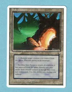 MTG (NM) SAFE HAVEN Chronicles Magic the Gathering WOTC - Image 1