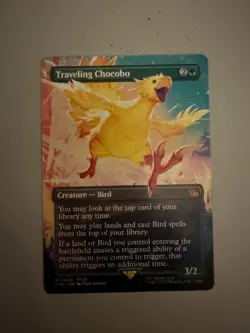2025 MTG Final Fantasy Traveling Chocobo Borderless #406 - Image 1