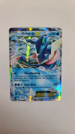 Pokemon TCG Greninja EX Black Star Promo Holo Card XY20 - Image 1