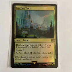 MTG: Starting Town (Foil) - Final Famtasy - Rare - 0289 NM - Image 1