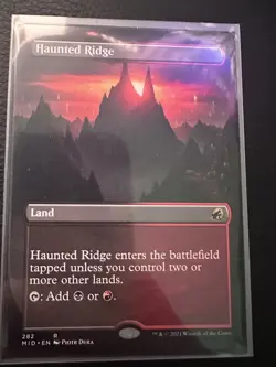 Haunted Ridge (Borderless) Innistrad: Midnight Hunt Regular - Image 1
