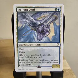 Ice-Fang Coatl White Border Mystery Booster 2 Magic Gathering MTG MB2 - Image 1