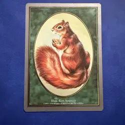 Squirrel Token NM Unglued #94 Spencer Art 1998 MTG - Image 1