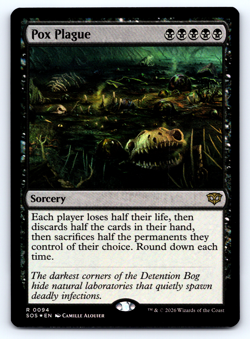 Pox Plague FOIL - Secrets of Strixhaven - MTG - Image 1