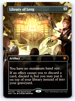 Library of Leng Borderless - Secrets of Strixhaven - MTG - Image 1