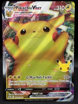 Pikachu VMAX SWSH062 Pokemon Sword & Shield Black Star Promo - Image 1