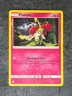 FLABEBE 149/236 Common COSMIC ECLIPSE Cute Fairy Flower Pokemon | NM-LP - Image 1