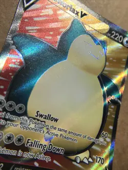 Snorlax V 197/202 - Sword & Shield Full Art Ultra Rare Pokemon Card. - Image 1