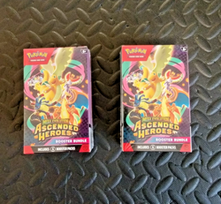 Pokemon Mega Evolution Ascended Heroes Booster Bundle Lot of 2x, Sealed, In Hand - Image 1