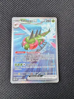 Pokemon Yanmega ex 228/182 Destined Rivals Special Illustration Rare SIR Holo NM - Image 1