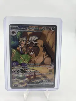 Pokemon TCG Arven's Mabosstiff EX #235/182 Sv10: Destined Rivals SIR - Image 1