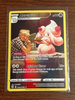 Pokemon TCG Alcremie Brilliant Stars TG08/TG30 Holo Secret Rare - Image 1
