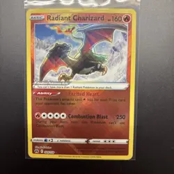 Pokemon TCG Radiant Charizard Crown Zenith 020/159 Holo Radiant Rare - Image 1