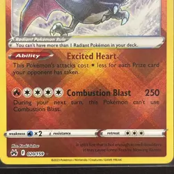 Pokemon TCG Radiant Charizard Crown Zenith 020/159 Holo Radiant Rare - Image 4