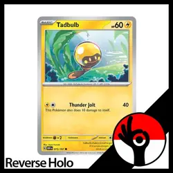 Pokemon TCG: Obsidian Flames - Reverse Holo - 075/197 - Tadbulb - Image 1