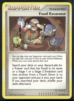 Fossil Excavator 82/100 Uncommon Majestic Dawn Pokemon Lightly Played - Image 1