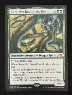 1x MTG Kura, the Boundless Sky - Kamigawa: Neon Dynasty (NEO) #200 - Magic - Image 1