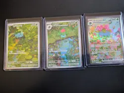 Pokemon SV:151 Bulbasaur 166/165, Ivysaur 167/165, & Venusaur Ex 198/165 - Image 1