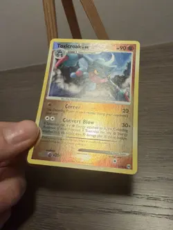 Pokemon TCG Toxicroak Arceus 11/99 Reverse Holo Rare DP - Image 2