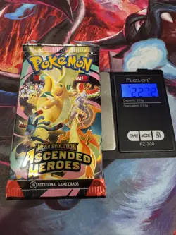 HEAVY! 22.72g Ascended Heroes Pokemon TCG Booster (SEALED) GOD PACKUUUUUU - Image 1
