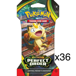 NEW SEALED Pokemon TCG: Perfect Order Sleeved Booster Pack (Lot of 36) Bundle - Image 1