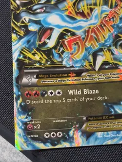 Pokemon M Charizard EX Mega Full Art Holo Ultra Rare Flashfire 69/106 2014 - Image 2