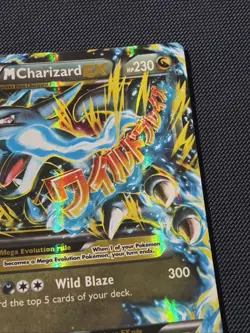 Pokemon M Charizard EX Mega Full Art Holo Ultra Rare Flashfire 69/106 2014 - Image 3