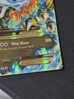 Pokemon M Charizard EX Mega Full Art Holo Ultra Rare Flashfire 69/106 2014 - Image 4