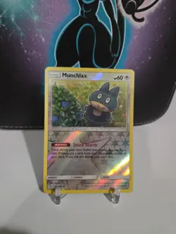 Pokemon TCG: Munchlax 173/236 Sun & Moon Unified Minds Reverse Holo Rare NM - Image 1
