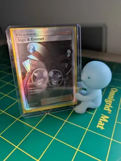 Pokemon TCG Ingo & Emmet Trainer Full Art 176/181 Sun & Moon Team Up holo - Image 5