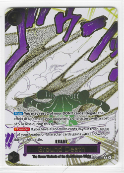 Ground Death - One Piece (Alternate Art) OP14-096 The Azure Sea's Seven Foil - Image 1