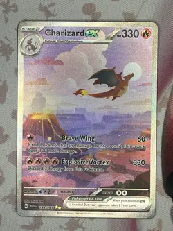 Pokemon Tcg Charizard EX 199/165 Scarlet & Violet 151 SIR Full Art - 151 - Image 1