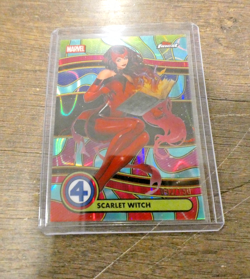 2026 Topps Finest Fantastic Four Scarlet Witch /75 Backlight Uncommon BL-077 - Image 1