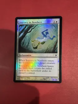 Journey To Nowhere Mtg Zendikar FOIL lp Light Play - Image 1
