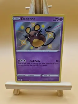 Pokemon TCG Dedenne Shining Fates Holo Card SV051/SV122 - Image 1