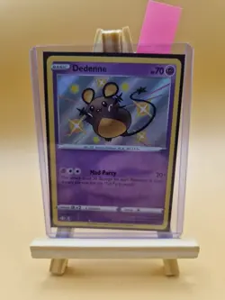 Pokemon TCG Dedenne Shining Fates Holo Card SV051/SV122 - Image 3