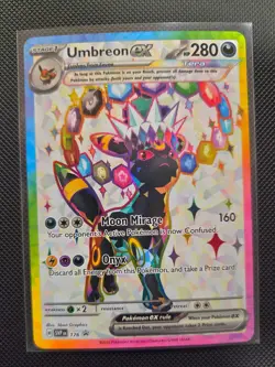 Pokemon TCG Umbreon EX 176 Black Star Promo Card NM Full Art - Image 1