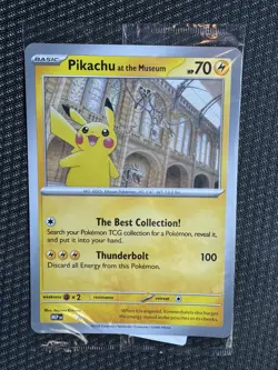 Pokemon Pikachu At The Museum Jumbo Promo card - Image 1