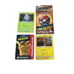 Pokemon Detective Pikachu Movie 2-Card Booster w/ SM190 PROMO Holo & Morelull - Image 1