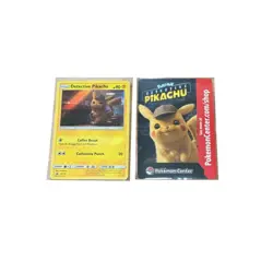 Pokemon Detective Pikachu Movie 2-Card Booster w/ SM190 PROMO Holo & Morelull - Image 3