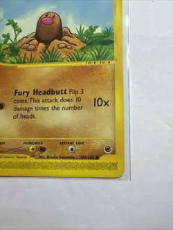 Diglett 106/165 Pokemon Expedition E Reader Series Vintage Card TCG 2002 - Image 4